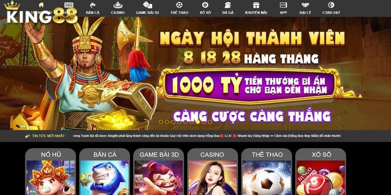 Tìm hiểu về nền tảng game uy tín King88