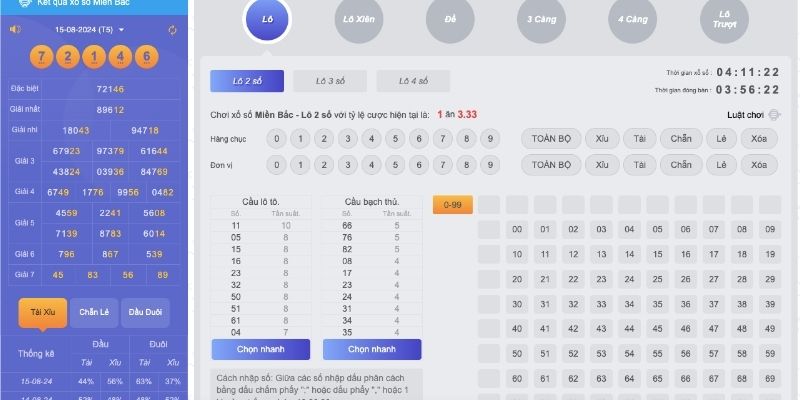 Hướng dẫn xem và bắt xổ số King88 bách thắng